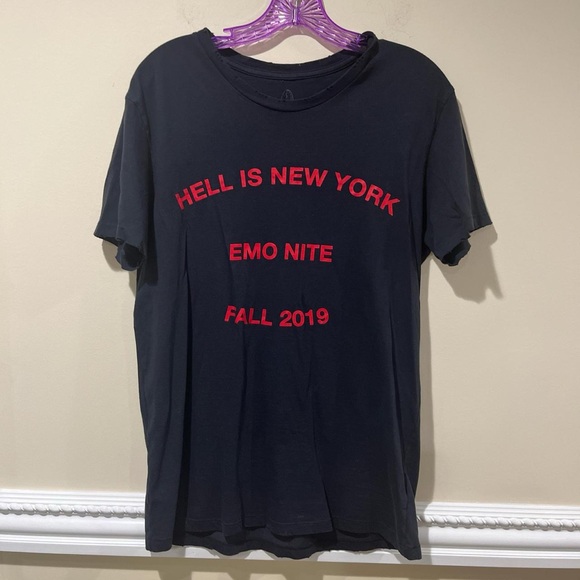 Mens Hell is New York Emo Nite Fall 2019 Shirt - Picture 1 of 3